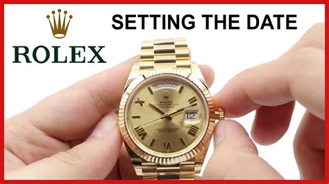 sistemare orario rolex|rolex watch setting time.